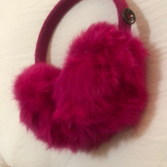 Magenta soft Ear warmers - Picture 2 of 5